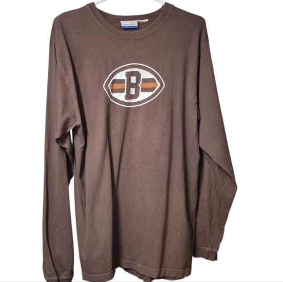 Reebok Cleveland Browns Long Sleeve T Shirt - Picture 1 of 8